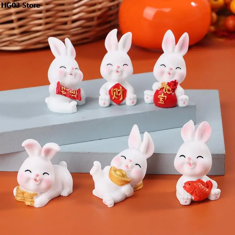 1/4/6Pcs/Set Cute Cartoon Auspicious Rabbit Micro Landscape Resin Crafts DIY Landscaping Decoration Home Gardening Accessories
1/4/6Pcs/Set Cute Cartoon Auspicious Rabbit Micro Landscape Resin Crafts DIY Landscaping Decoration Home Gardening Accessories