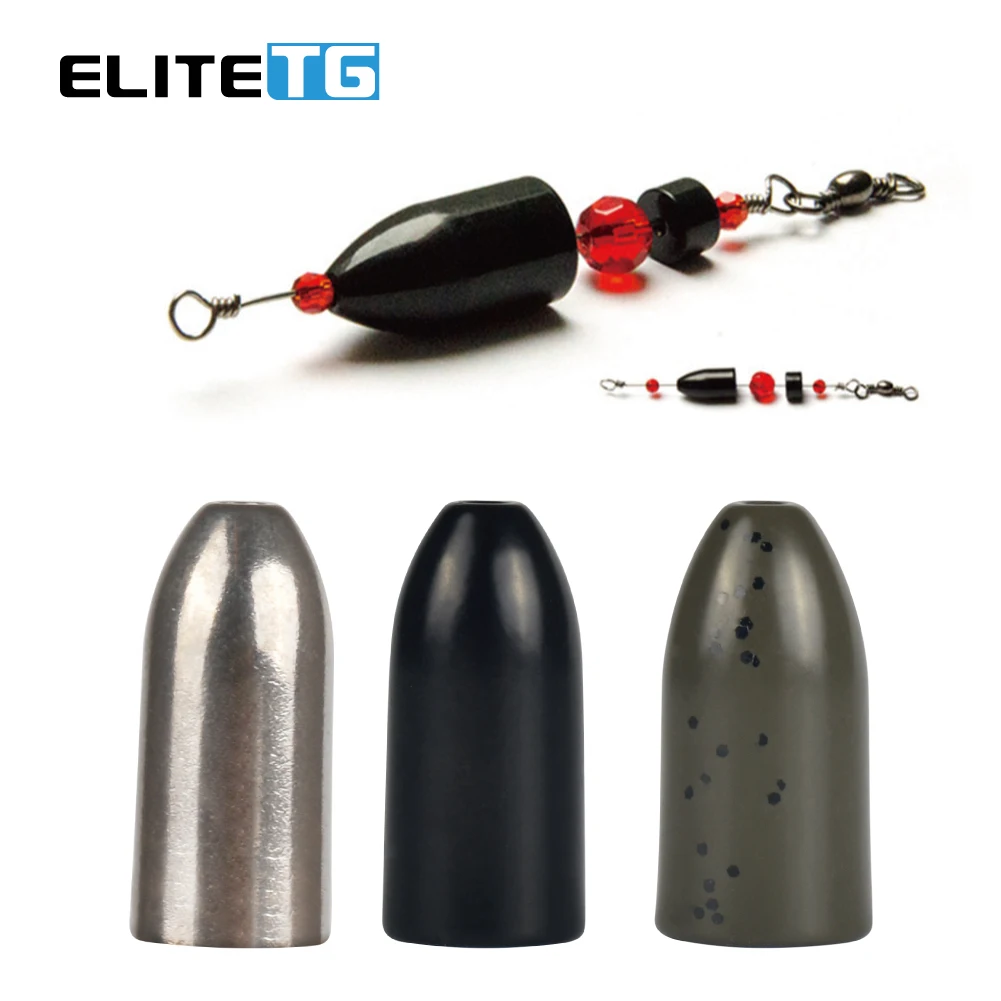 Elite TG Tungsten Worm Weight 1.8-14g, Bass Bullet Fishing Sinkers Texas/Carolina Rig Lure Accessories Matt Black Green Plain
Elite TG Tungsten Worm Weight 1.8-14g, Bass Bullet Fishing Sinkers Texas/Carolina Rig Lure Accessories Matt Black Green Plain