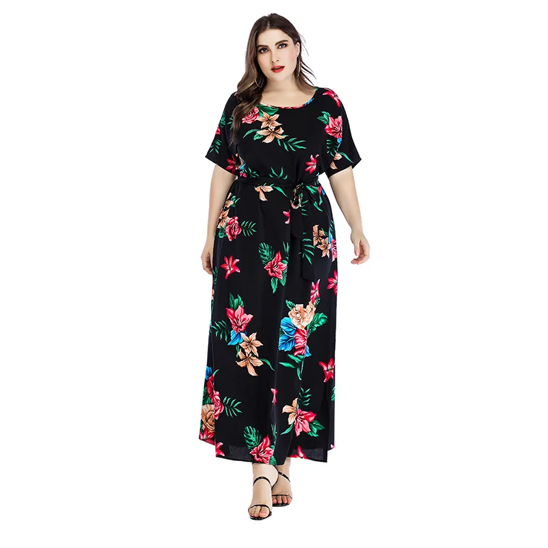 2022 Summer New Round Neck Short Sleeve Pullover Dress Women's Print Large Swing Casual Ladies Dress Sexy Dress Women XL-6XL
2022 Summer New Round Neck Short Sleeve Pullover Dress Women's Print Large Swing Casual Ladies Dress Sexy Dress Women XL-6XL