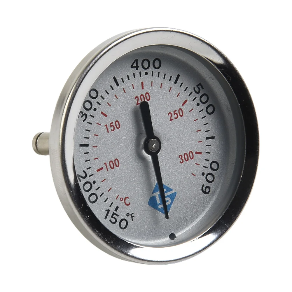 Grill Thermometer. Thermometer 150-600℉ 46mm Head Diameter Lid Thermometer Silver Stainless Steel High Quality
Grill Thermometer. Thermometer 150-600℉ 46mm Head Diameter Lid Thermometer Silver Stainless Steel High Quality