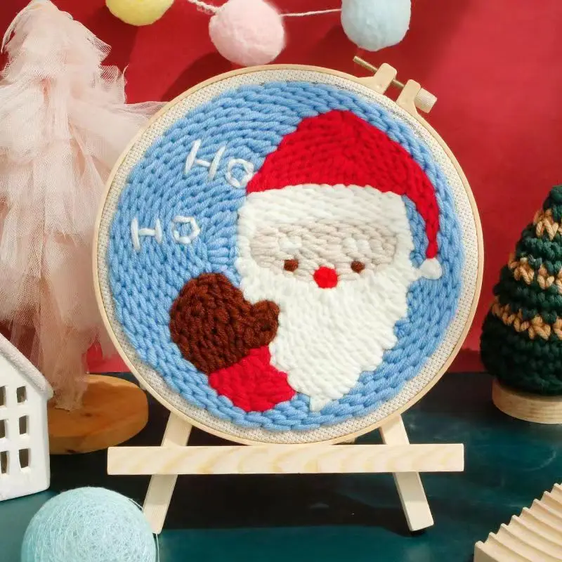 Christmas Tufting Tool Set Embroidery Needle Punch Kit Sewing Accessories DIY Crafts Handmade Ornament Cross Stitch Kit
Christmas Tufting Tool Set Embroidery Needle Punch Kit Sewing Accessories DIY Crafts Handmade Ornament Cross Stitch Kit