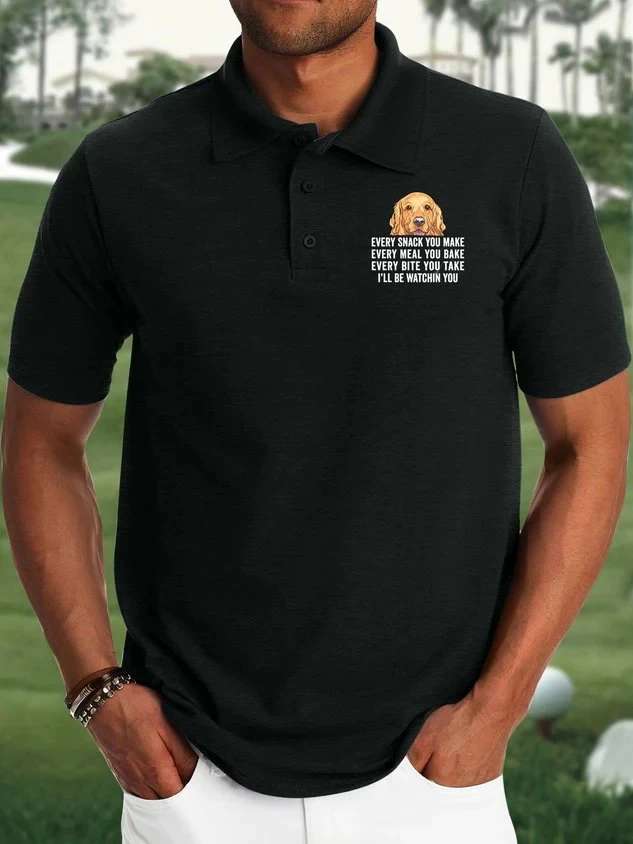 Men's Every Snack You Make Every Meal You Bake Every You Funny Golf Graphic Printing Urban Regular Fit Text Letters Polo Shirt
Men's Every Snack You Make Every Meal You Bake Every You Funny Golf Graphic Printing Urban Regular Fit Text Letters Polo Shirt