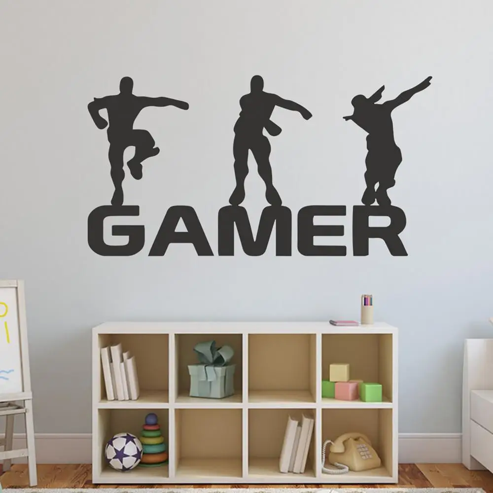 Letter Gamer Design Waterproof PVC Self-Adhesive Wall Sticker Boys Children Bedroom Decal DIY Home Living Room Decoration
Letter Gamer Design Waterproof PVC Self-Adhesive Wall Sticker Boys Children Bedroom Decal DIY Home Living Room Decoration