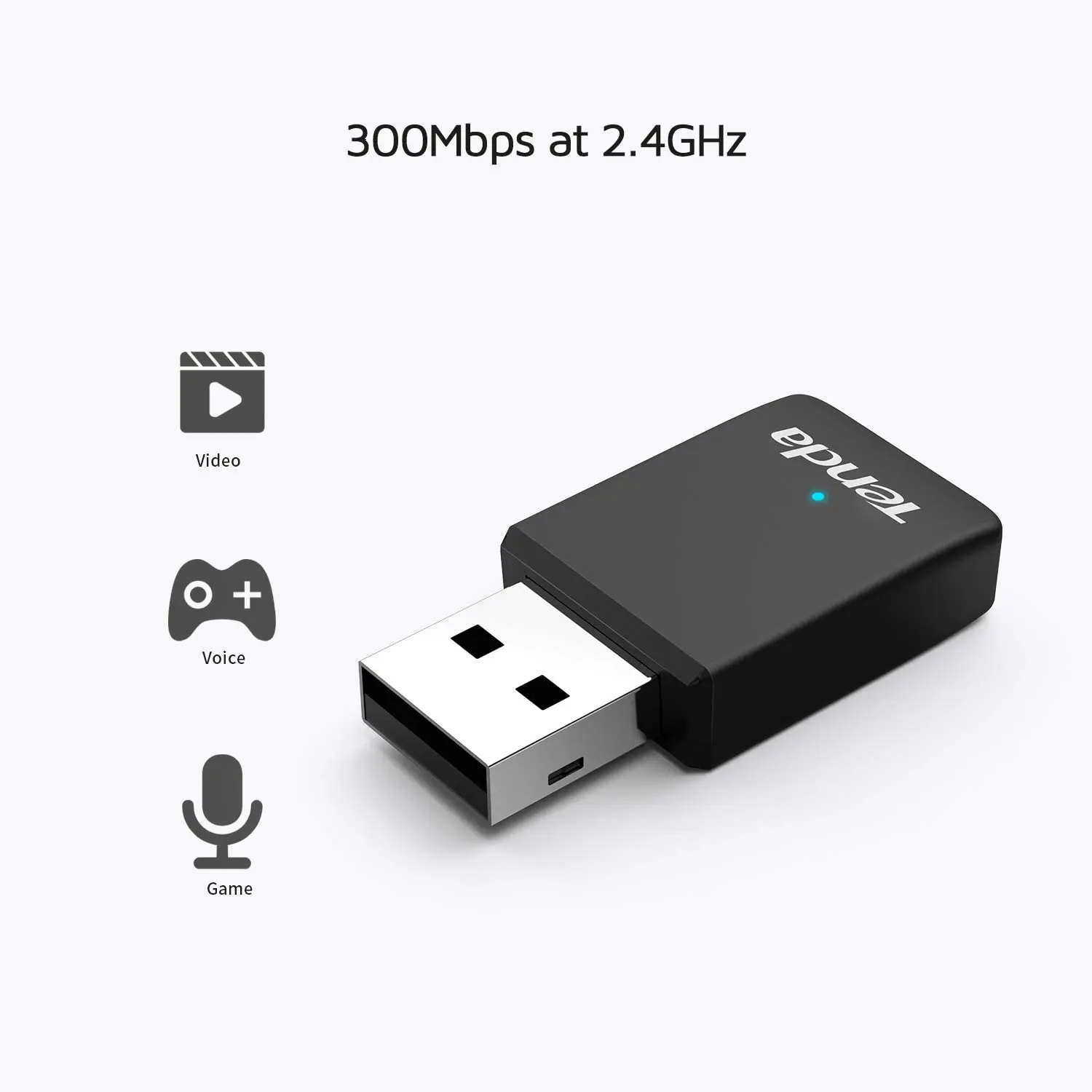 USB Wi-Fi адаптер Tenda U9 11AC двухдиапазонный 2 4/Φ AC650 беспроводная сетевая карта Wi-Fi-ключ