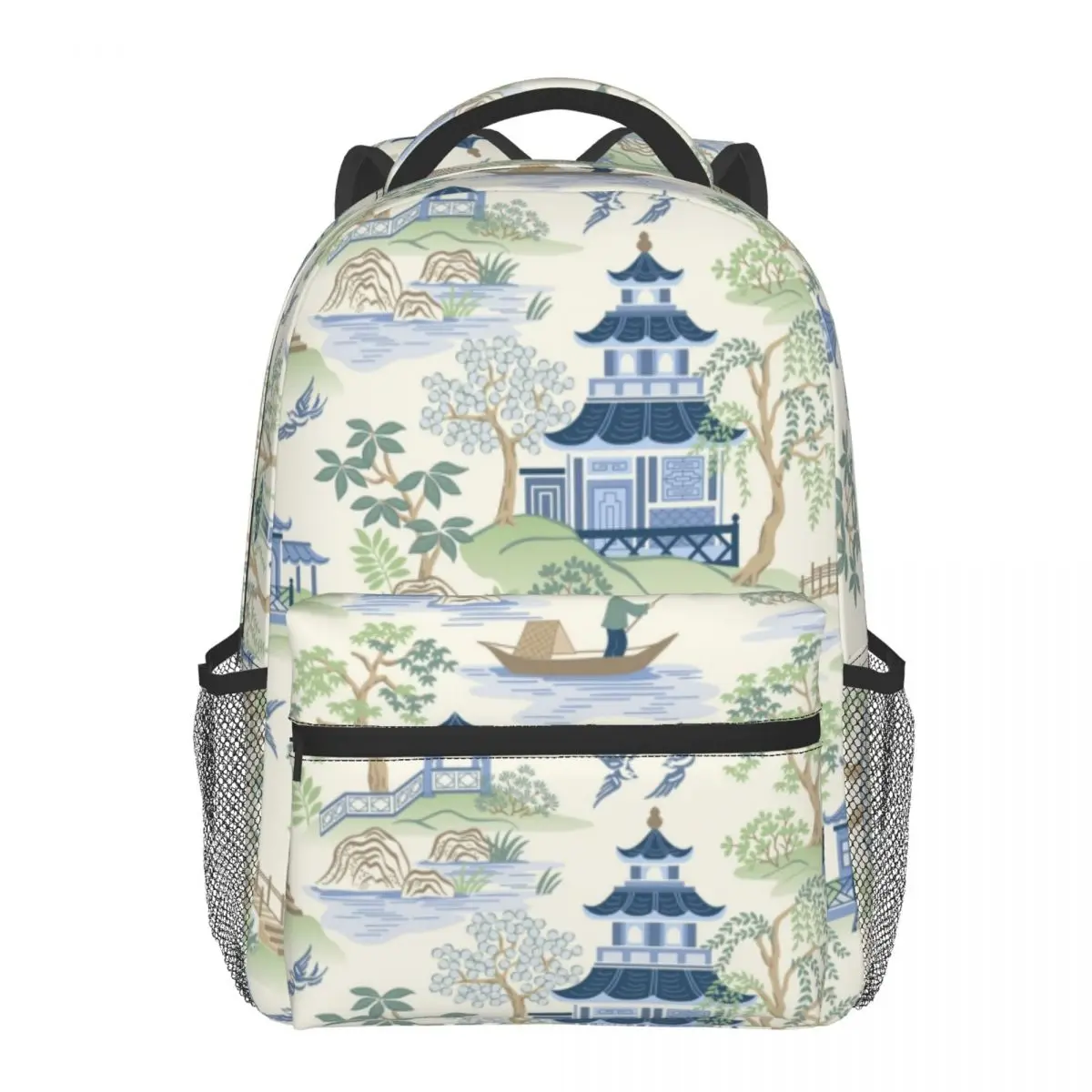 Chinoiserie Chinese Green Backpack Men Women School Bags Children Laptop Rucksack Waterproof
Chinoiserie Chinese Green Backpack Men Women School Bags Children Laptop Rucksack Waterproof
