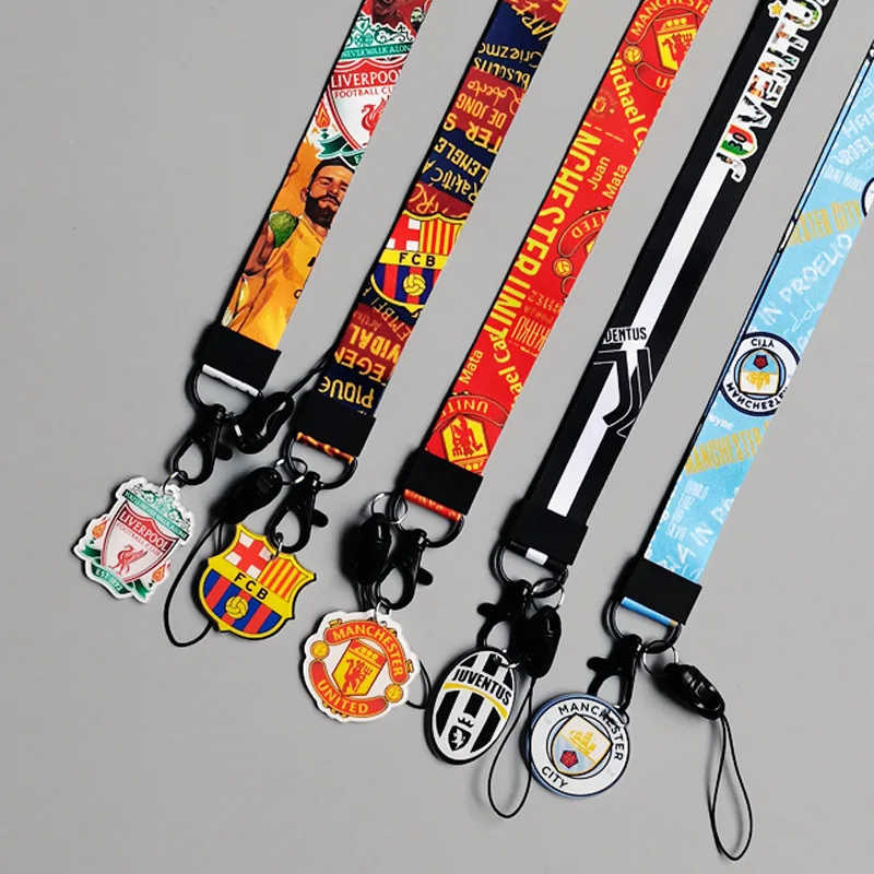 Football Mobile Phone Long Neck Lanyard Manchester United Bayern Real Madrid AC Barcelona Rome Keychain Campus Activity Lanyard
Football Mobile Phone Long Neck Lanyard Manchester United Bayern Real Madrid AC Barcelona Rome Keychain Campus Activity Lanyard