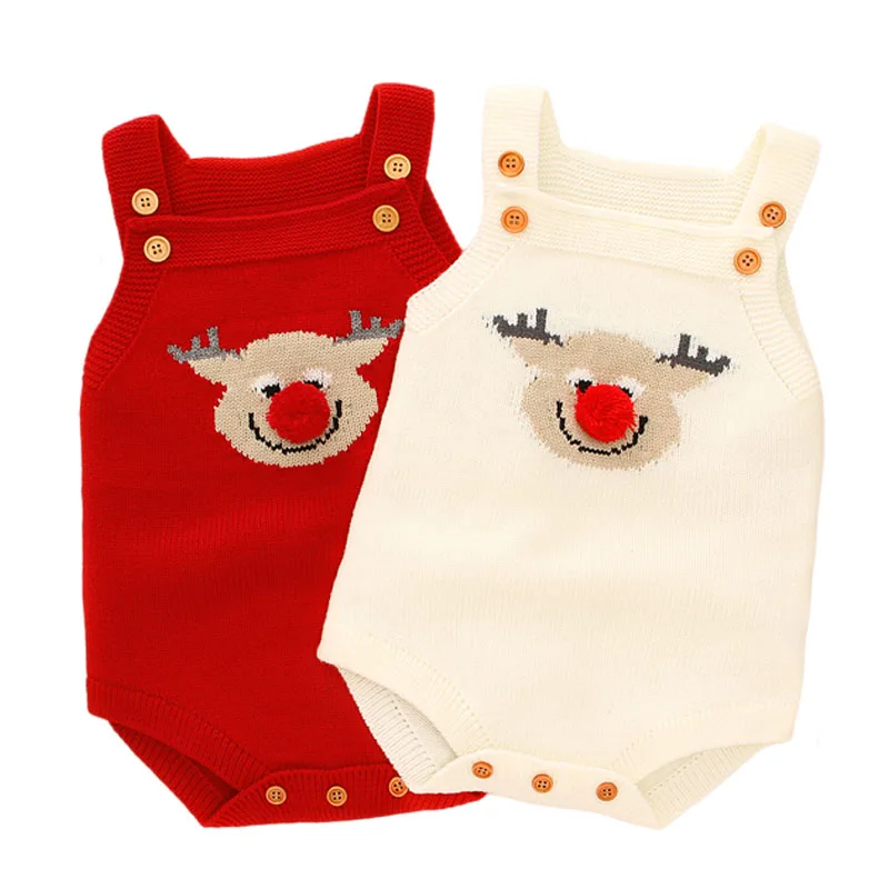 Christmas Deer Baby Bodysuit Clothes Sleeveless Knit Cartoon Newborn Boy Girl Jumpsuit Toddler Infant One Piece Clothing 0-24M
Christmas Deer Baby Bodysuit Clothes Sleeveless Knit Cartoon Newborn Boy Girl Jumpsuit Toddler Infant One Piece Clothing 0-24M