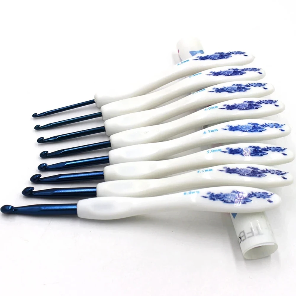 QJH Brand Plastic Handle Aluminum Crochet Hooks Set Ergonomics Weave Knitting Needles Crocheting For Sewing Crafts Stitching DIY
QJH Brand Plastic Handle Aluminum Crochet Hooks Set Ergonomics Weave Knitting Needles Crocheting For Sewing Crafts Stitching DIY