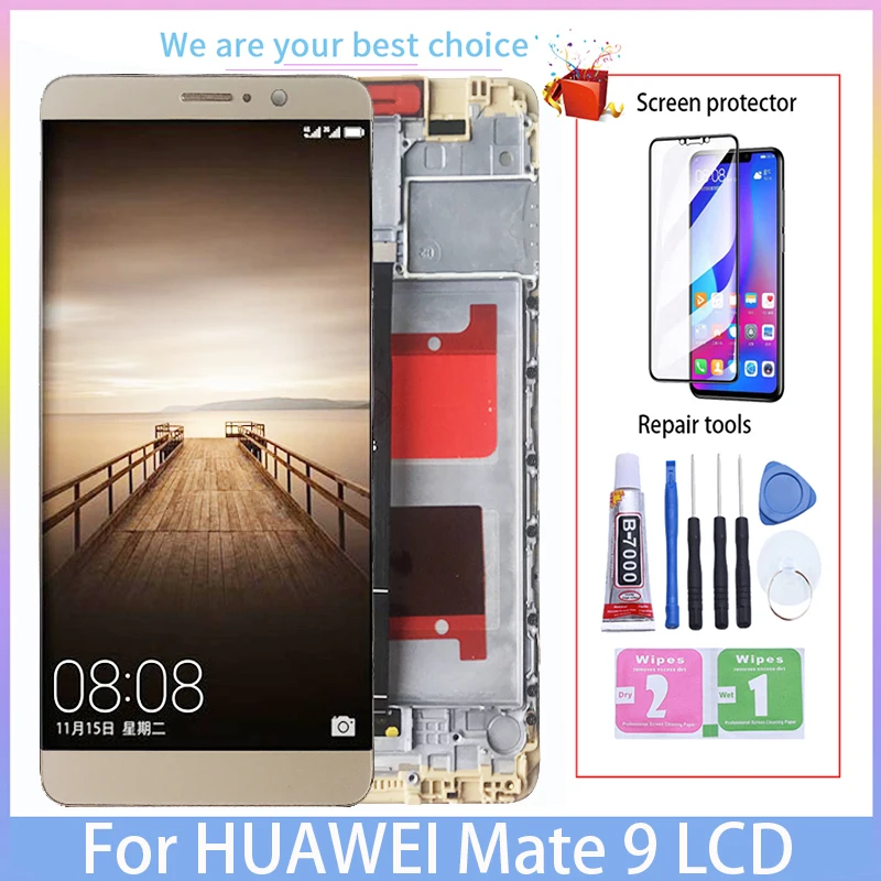 5.9" AAA Quality LCD For HUAWEI Mate 9 Display Touch Screen Digitizer Assembly With Frame Replacement
5.9" AAA Quality LCD For HUAWEI Mate 9 Display Touch Screen Digitizer Assembly With Frame Replacement