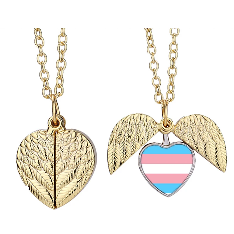 Женское ожерелье с подвеской в виде крыла ангела 
Женское ожерелье с подвеской в виде крыла ангела