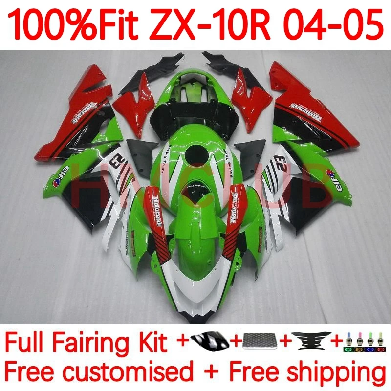 OEM Kit For KAWASAKI NINJA ZX 10R 1000 CC 10 R ZX-10R ZX10R 2004 2005 1000CC ZX1000 04 05 Injection green stock Fairing 68No.20
OEM Kit For KAWASAKI NINJA ZX 10R 1000 CC 10 R ZX-10R ZX10R 2004 2005 1000CC ZX1000 04 05 Injection green stock Fairing 68No.20