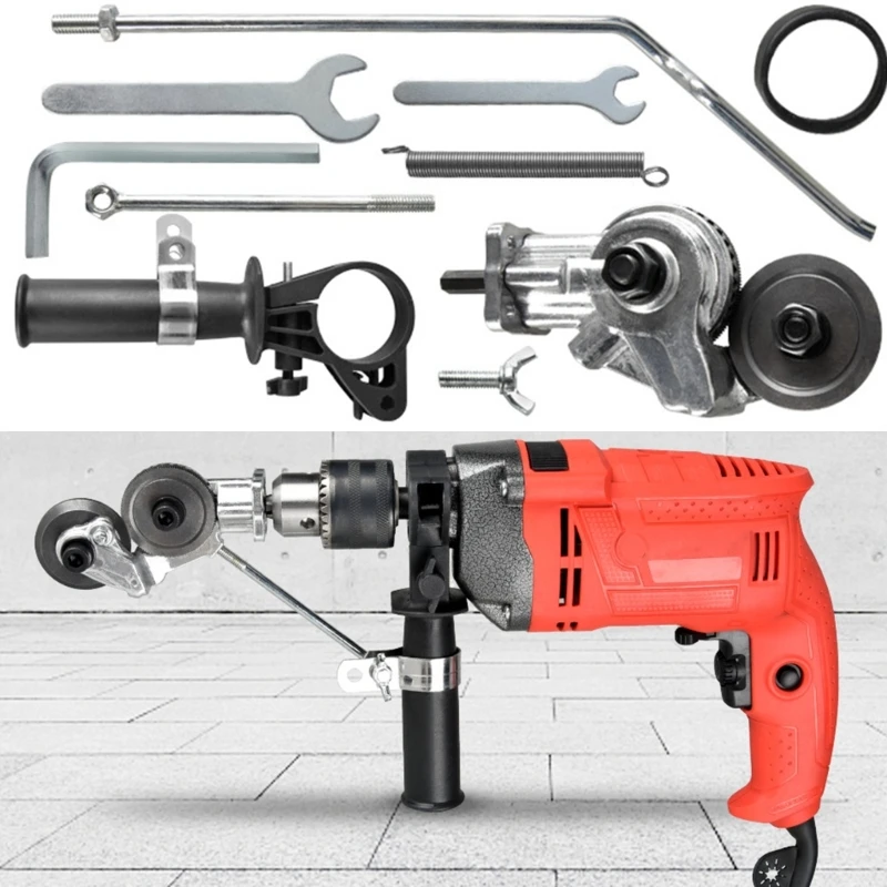 Upgraded Metal Nibbler Drill Attachment Set Electric Drill Plate Cutter Metal
Upgraded Metal Nibbler Drill Attachment Set Electric Drill Plate Cutter Metal