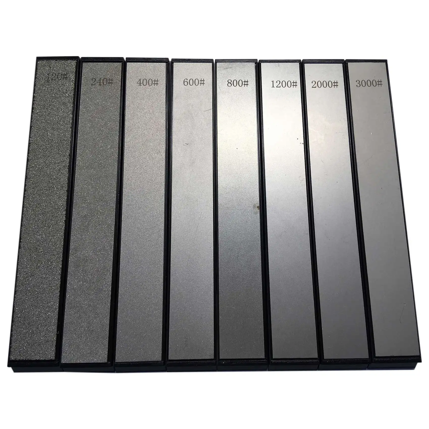 8Pcs Diamond Stone Bar Knife Sharpener Fixed Angle Sharpening Diamond Whetstone Kitchen Frinding Blade Sharpening
8Pcs Diamond Stone Bar Knife Sharpener Fixed Angle Sharpening Diamond Whetstone Kitchen Frinding Blade Sharpening