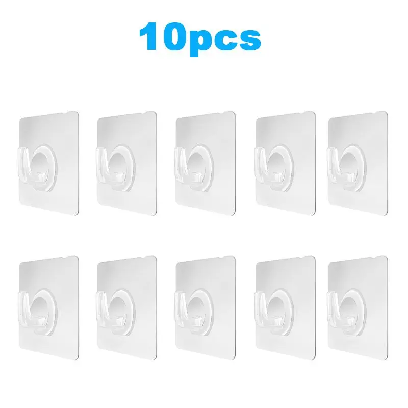 Transparent Wall Hooks Hangers Self Adhesive Door Wall Hangers Hooks Suction Heavy Load Rack for Kitchen Bathroom Accessories
Transparent Wall Hooks Hangers Self Adhesive Door Wall Hangers Hooks Suction Heavy Load Rack for Kitchen Bathroom Accessories