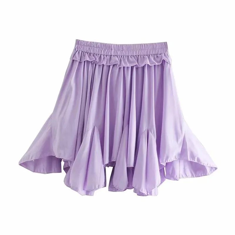 Female Chiffon Elastic Elastic Waist Elegant Big Swing Skirt Joint Clothing Fashion Elastic Waist Sexy Irregular Ruffle Skirt
Female Chiffon Elastic Elastic Waist Elegant Big Swing Skirt Joint Clothing Fashion Elastic Waist Sexy Irregular Ruffle Skirt
