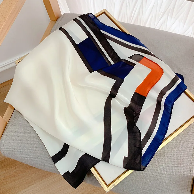 Luxury Brands 90*90cm New Square Silk Scarves Women Foulard Head Hijab office Lady Chiffon Shawl Bandanna Female Wrap Muffler
Luxury Brands 90*90cm New Square Silk Scarves Women Foulard Head Hijab office Lady Chiffon Shawl Bandanna Female Wrap Muffler