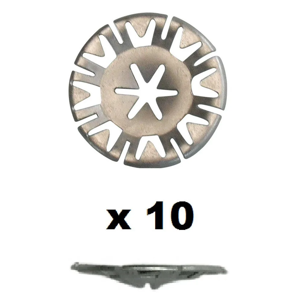 10*Car Metal Clamping Washers Heat Shield Insulation Cover Auto Fasteners Universal Undertray Exhaust Metal Spring Washer
10*Car Metal Clamping Washers Heat Shield Insulation Cover Auto Fasteners Universal Undertray Exhaust Metal Spring Washer