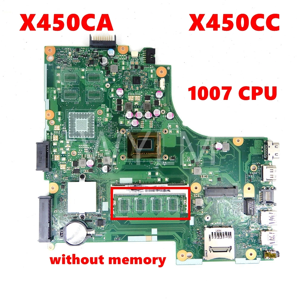 Материнская плата X450CA REV2.0 1007CPU без памяти Материнская плата ASUS X450CC X450C A450C Y481C, протестированная Материнская плата ноутбука, ОК
Материнская плата X450CA REV2.0 1007CPU без памяти Материнская плата ASUS X450CC X450C A450C Y481C, протестированная Материнская плата ноутбука, ОК