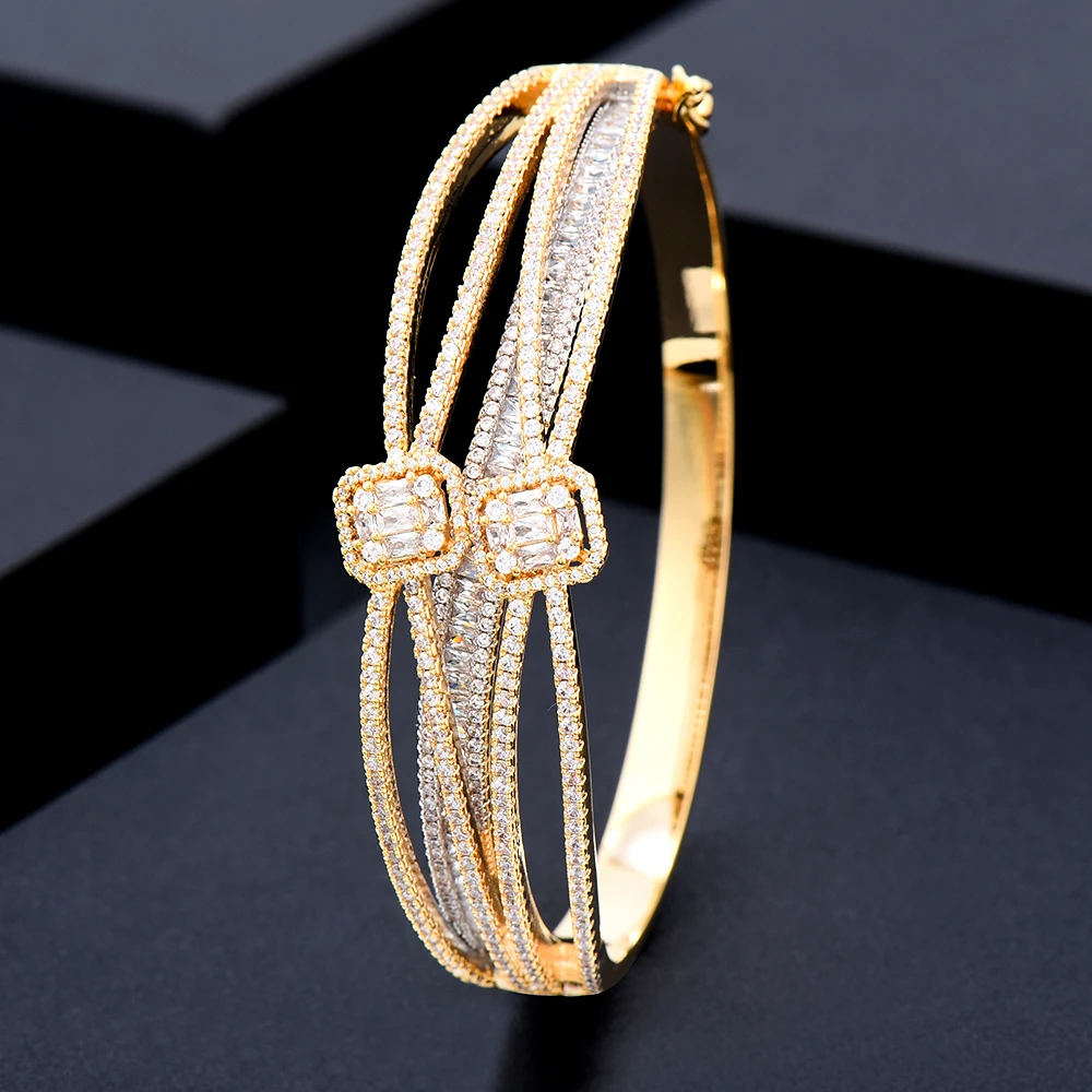 Женский свадебный браслет Siscathy, роскошный браслет с квадратным фианитом, украшение для вечерние ринки в африканском стиле 
Женский свадебный браслет Siscathy, роскошный браслет с квадратным фианитом, украшение для вечерние ринки в африканском стиле