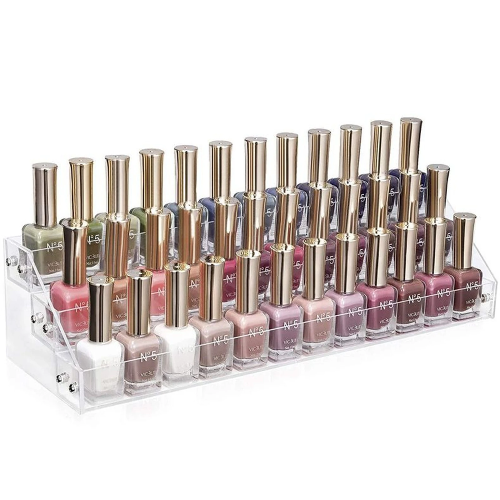 Acrylic Nail Polish Display Organizer Fingernail Polish Display case 3 layers Essential Oils Holder Makeup Organizer 
Acrylic Nail Polish Display Organizer Fingernail Polish Display case 3 layers Essential Oils Holder Makeup Organizer