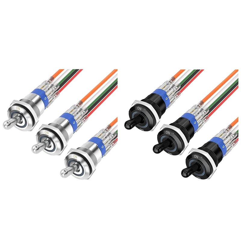 3Pcs Toggle Switch RGB LED Marine Toggle Switch 12V 20A Metal Toggle Rocker Switch Illuminated For Automotive Car Boat Durable
3Pcs Toggle Switch RGB LED Marine Toggle Switch 12V 20A Metal Toggle Rocker Switch Illuminated For Automotive Car Boat Durable