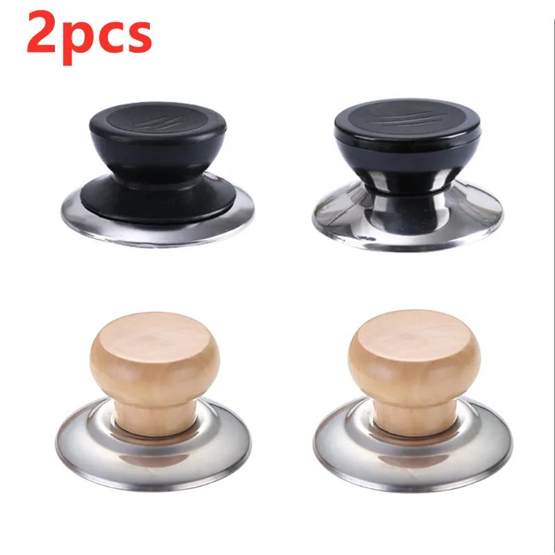 2pcs Universal Kitchen Cookware Pot Pan Lid Hand Grip Plastic and Wood Replacement Kitchen Cookware Pot Pan Lid Knob Handle
2pcs Universal Kitchen Cookware Pot Pan Lid Hand Grip Plastic and Wood Replacement Kitchen Cookware Pot Pan Lid Knob Handle