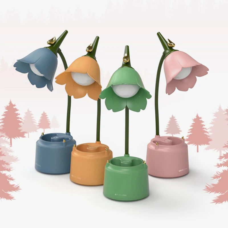 Flower LED Desk Lamp Student Bedroom Room Lighting Touch Reading Lamp Eye Protection Multi-function Lamp Table Light
Flower LED Desk Lamp Student Bedroom Room Lighting Touch Reading Lamp Eye Protection Multi-function Lamp Table Light