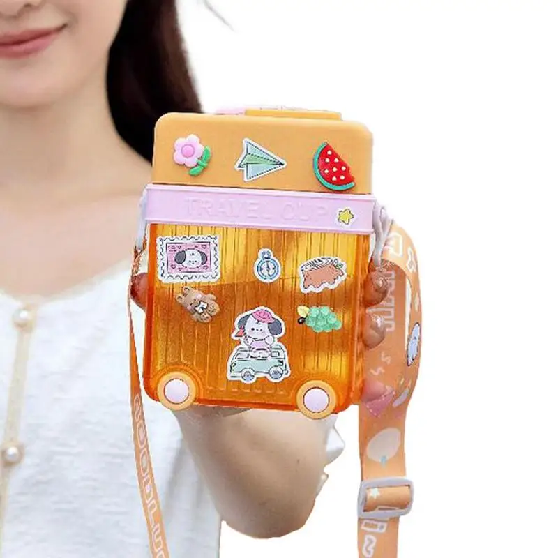Cute Water Bottles For Women Kawaii Drinking Bottle Luggage Shape Cup Straw Water Bottle For Women Camping Fitness
Cute Water Bottles For Women Kawaii Drinking Bottle Luggage Shape Cup Straw Water Bottle For Women Camping Fitness