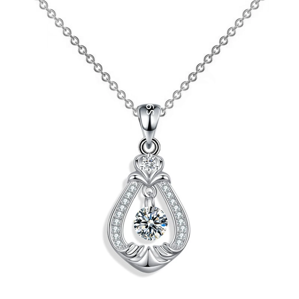 Top Quality Silver Color Women Necklace Fashion Cute Water Drop Zircon Necklaces For Women Girl Anniversary Party Jewelry Gifts
Top Quality Silver Color Women Necklace Fashion Cute Water Drop Zircon Necklaces For Women Girl Anniversary Party Jewelry Gifts