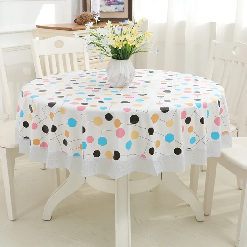 2 Meter Lace Edge Circular Coffee Table Mat PVC Circular Tablecloth Waterproof Anti Scald Anti Oil Wash Free Cloth
2 Meter Lace Edge Circular Coffee Table Mat PVC Circular Tablecloth Waterproof Anti Scald Anti Oil Wash Free Cloth