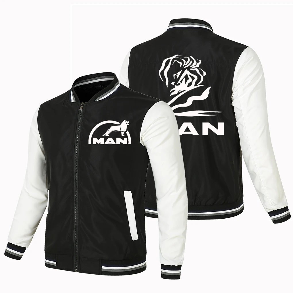 2023 New Spring Autumn Men's Casual Sports Loose MAN Truck Logo Zipper Baseball Jacket Man Thin Biker Coat
2023 New Spring Autumn Men's Casual Sports Loose MAN Truck Logo Zipper Baseball Jacket Man Thin Biker Coat