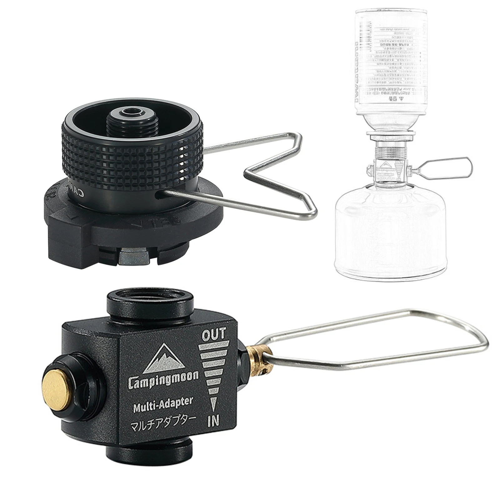Durable Z11/Z10 Adapter CAMPINGMOON Refill Isobutane Nozzle Outdoor Picnic Refill Adapter Aluminum Alloy Black
Durable Z11/Z10 Adapter CAMPINGMOON Refill Isobutane Nozzle Outdoor Picnic Refill Adapter Aluminum Alloy Black