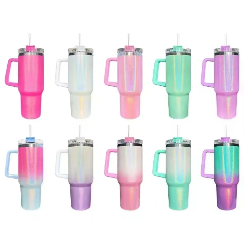 Thermos Cup 40oz Tumbler with Handle Stainless Steel Travel Mug Sublimation Blanks Twinkle Thermo Water Bottle Insulation Mug
Thermos Cup 40oz Tumbler with Handle Stainless Steel Travel Mug Sublimation Blanks Twinkle Thermo Water Bottle Insulation Mug
