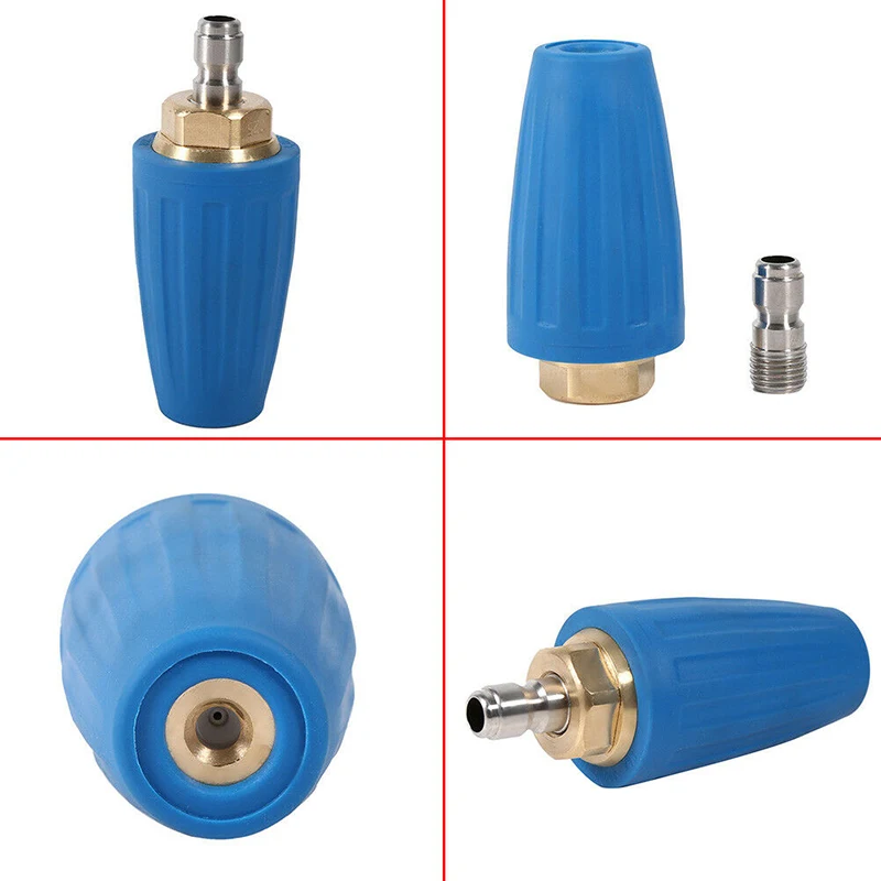 1/4in Quick Connect High Pressure Washer Cleaner Spray Turbo Rotation Nozzle Tip For High Pressure Outlet Fitting Rotary Tool
1/4in Quick Connect High Pressure Washer Cleaner Spray Turbo Rotation Nozzle Tip For High Pressure Outlet Fitting Rotary Tool