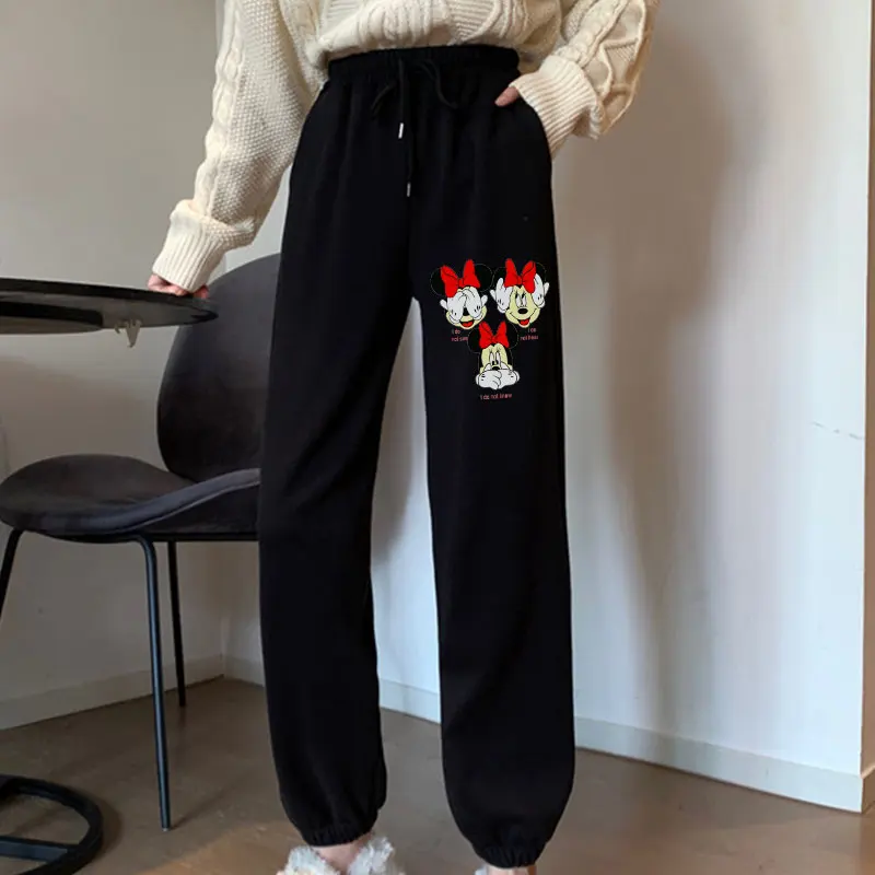 Disney Women Pants Mickey Mouse Print Joggers Spring Autumn Sweatpants Harajuku Elastic Waist Female Casual 2021 Trousers New
Disney Women Pants Mickey Mouse Print Joggers Spring Autumn Sweatpants Harajuku Elastic Waist Female Casual 2021 Trousers New