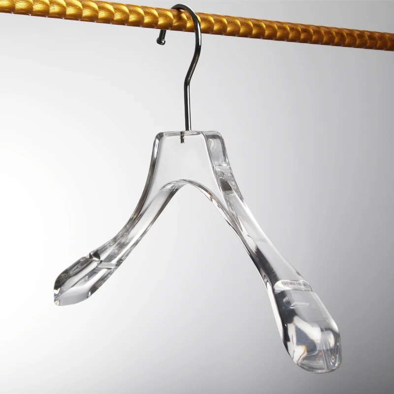 Wholesale Non Slip Thick Heavy Duty Custom Wide Clear Acrylic Hangers With 360 Swivel Hook
Wholesale Non Slip Thick Heavy Duty Custom Wide Clear Acrylic Hangers With 360 Swivel Hook