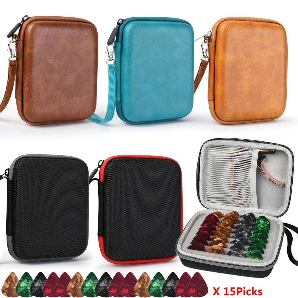Waterproof Guitar Pick Holder Bag Plectrum Case Portable With 15Pcs Guitar Picks Large Capacity Guitarra Accessories Storage Bag
Waterproof Guitar Pick Holder Bag Plectrum Case Portable With 15Pcs Guitar Picks Large Capacity Guitarra Accessories Storage Bag