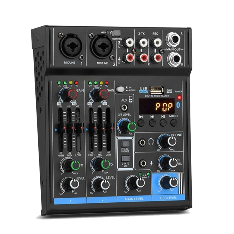 Bluetooth Audio Mixer Sound Card Audio DJ 16 Digital Effects Noise Reduction Console USB Recording
Bluetooth Audio Mixer Sound Card Audio DJ 16 Digital Effects Noise Reduction Console USB Recording