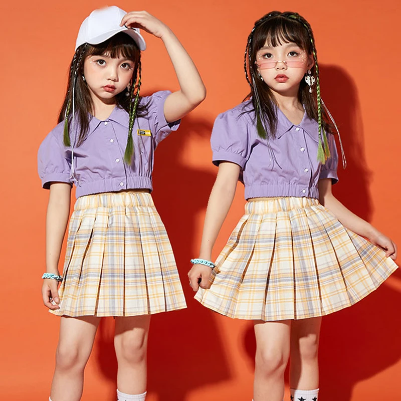 Girls Cheerleading Performance Clothing Crop Top Pleated Skirts Children'S Jazz Dance Costumes Kids Hip Hop Clothes XS4063
Girls Cheerleading Performance Clothing Crop Top Pleated Skirts Children'S Jazz Dance Costumes Kids Hip Hop Clothes XS4063