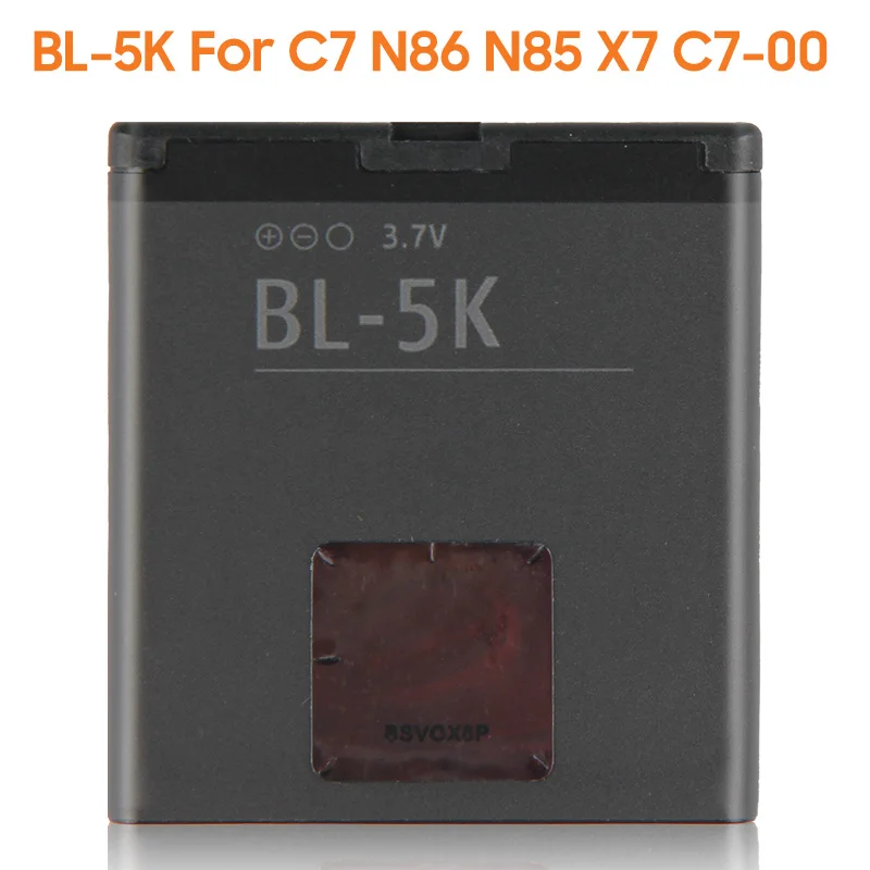 New yelping BL-5K Phone Battery For BL-5K BL5K NOKIA C7 N86 N85 X7 C7-00 Authentic Phone Battery 1200mAh
New yelping BL-5K Phone Battery For BL-5K BL5K NOKIA C7 N86 N85 X7 C7-00 Authentic Phone Battery 1200mAh