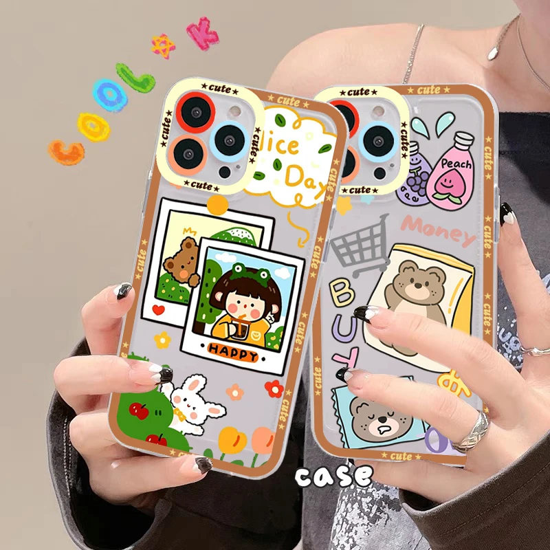 Cartoon Bear Phone Case for iPhone 11 12 13 Mini Pro Max 14 Pro Max Case shell
Cartoon Bear Phone Case for iPhone 11 12 13 Mini Pro Max 14 Pro Max Case shell