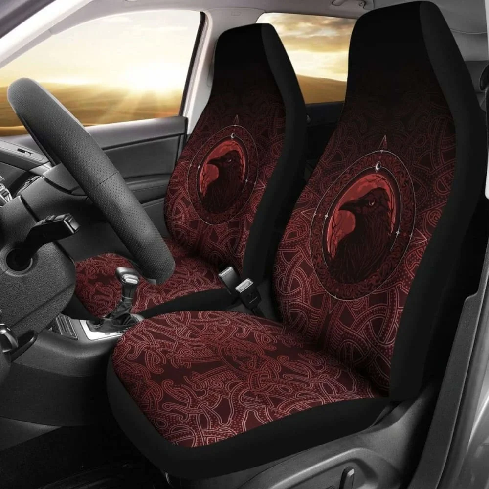 Ethnic Odin Raven Red Car Seat Covers,Pack of 2 Universal Front Seat Protective Cover
Ethnic Odin Raven Red Car Seat Covers,Pack of 2 Universal Front Seat Protective Cover