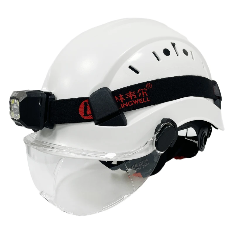 Construction Safety Helmet With Goggles Led Light CE EN397 ABS Hard Hat Aloft Work ANSI Industrial Work At Night Protection
Construction Safety Helmet With Goggles Led Light CE EN397 ABS Hard Hat Aloft Work ANSI Industrial Work At Night Protection