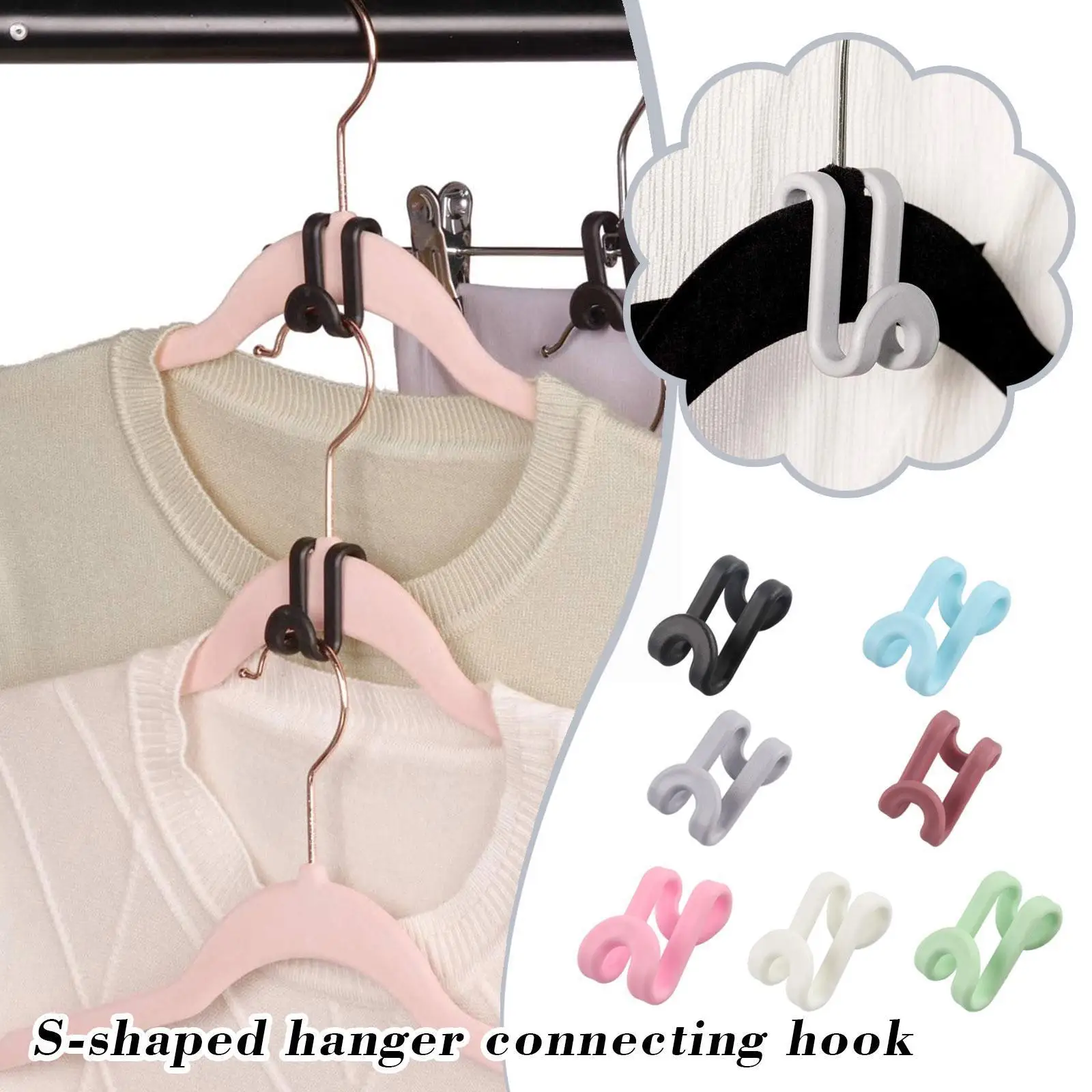 5pcs Clothes Hanger Connector Hooks Cascading Clothes Hangers Heavy Duty Space Saving Cascading Connection Hooks For Clothe M1l4
5pcs Clothes Hanger Connector Hooks Cascading Clothes Hangers Heavy Duty Space Saving Cascading Connection Hooks For Clothe M1l4