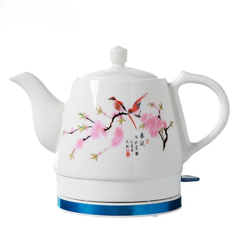 1.0L Electric Ceramic Tea Kettle with Detachable Base Boil Dry Protection Kicthen Tools Household Health Electric Tea Maker
1.0L Electric Ceramic Tea Kettle with Detachable Base Boil Dry Protection Kicthen Tools Household Health Electric Tea Maker