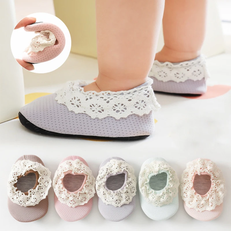 Summer Baby Lace Shoes Socks Children Indoor Floor Non-slip Silicone Socks Infant Boy Girl Early Education Walking Sox For 0-2Y
Summer Baby Lace Shoes Socks Children Indoor Floor Non-slip Silicone Socks Infant Boy Girl Early Education Walking Sox For 0-2Y