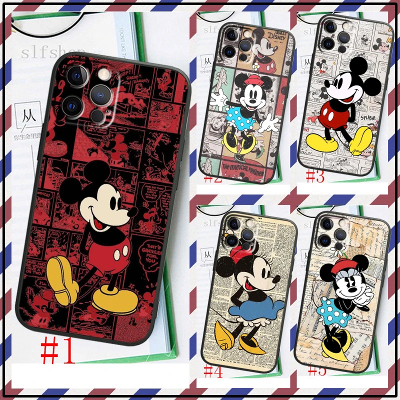 Comic Mickey Minnie Disney Phone Case For Apple iPhone 14 13 12 11 SE XS XR X 7 8 6 5 mini Plus Pro MAX 2020 Black FUndas TPU
Comic Mickey Minnie Disney Phone Case For Apple iPhone 14 13 12 11 SE XS XR X 7 8 6 5 mini Plus Pro MAX 2020 Black FUndas TPU