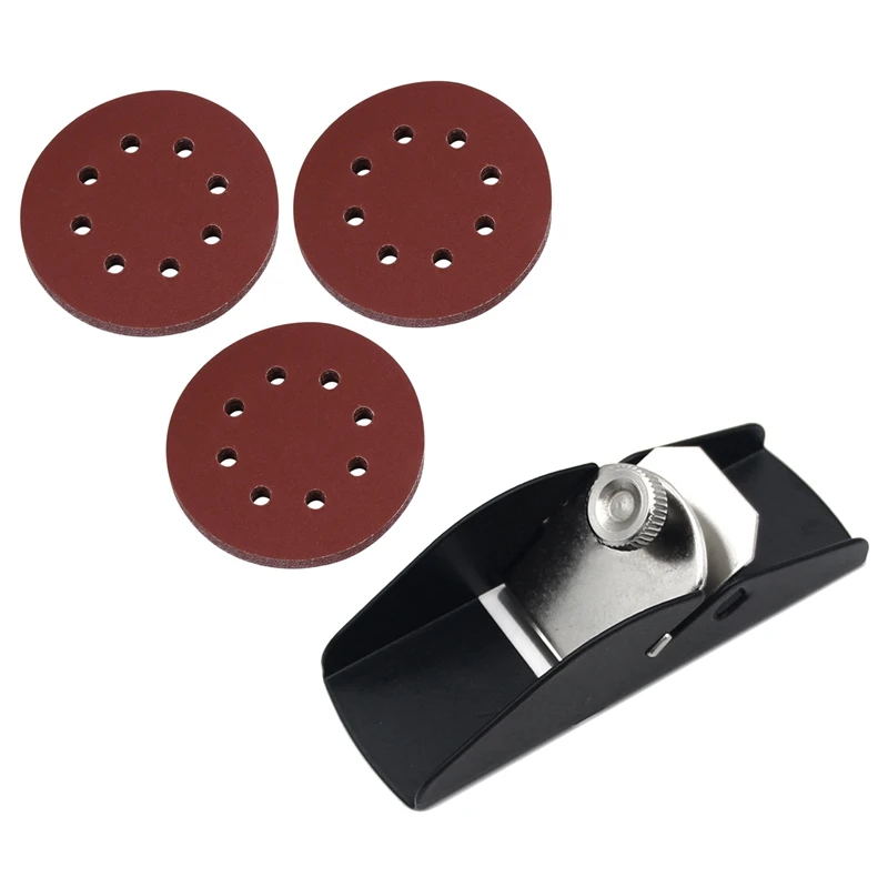 30 Pcs 5Inch 125Mm 8 Hole 240 Grit Sand Sanding Disc & 1 Pcs Mini Hand Planers Hand Push Cast Iron Wood Planer Cutter
30 Pcs 5Inch 125Mm 8 Hole 240 Grit Sand Sanding Disc & 1 Pcs Mini Hand Planers Hand Push Cast Iron Wood Planer Cutter
