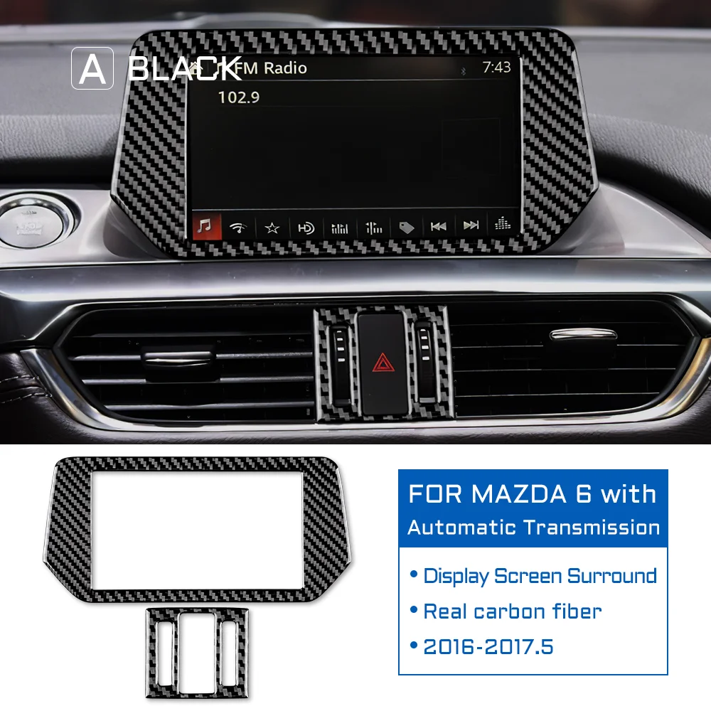 Автомобильная Панель навигации из углеродного волокна, наклейка на панель экрана для Mazda 6, автоматическая коробка передач, аксессуары для отделки 2016 2017
Автомобильная Панель навигации из углеродного волокна, наклейка на панель экрана для Mazda 6, автоматическая коробка передач, аксессуары для отделки 2016 2017