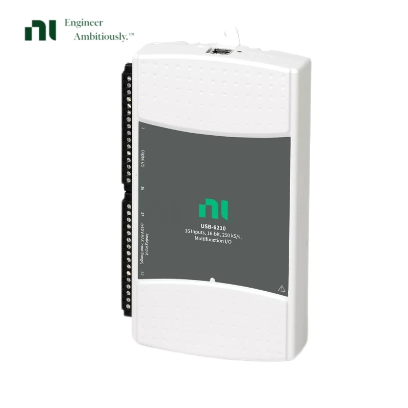 Ni USB-6210 Bus Power Supply 779675-01 16-bit 250 kS/s USB bus-powered multi-function DAQ Data acquisition card
Ni USB-6210 Bus Power Supply 779675-01 16-bit 250 kS/s USB bus-powered multi-function DAQ Data acquisition card
